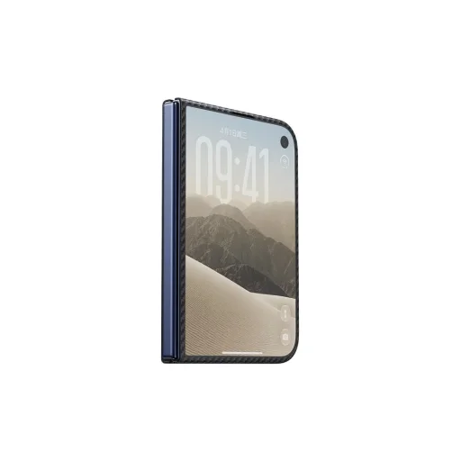  iPhone Duo Pitaka Edge tok, teljes készlet, fekete-szürke sávolyszövésű - 4