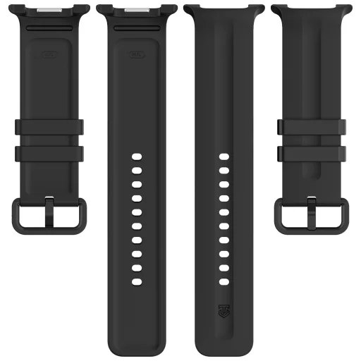 Samsung Galaxy Watch 8/9 Tactical silikónový remienok, čierny - 1