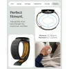 Google Pixel Watch 1/2/3/4/5 (41 mm) Spigen Athlex Air športový remienok, čierno-oranžový thumbnail