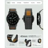  Google Pixel Watch 1/2/3/4/5 (41 mm) Spigen Athlex Air sportóraszíj, fekete-narancssárga thumbnail