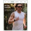  Google Pixel Watch 1/2/3/4/5 (41 mm) Spigen Athlex Air sportóraszíj, fekete-narancssárga thumbnail