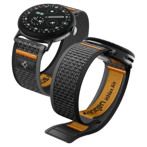  Google Pixel Watch 1/2/3/4/5 (41 mm) Spigen Athlex Air sportóraszíj, fekete-narancssárga - 1