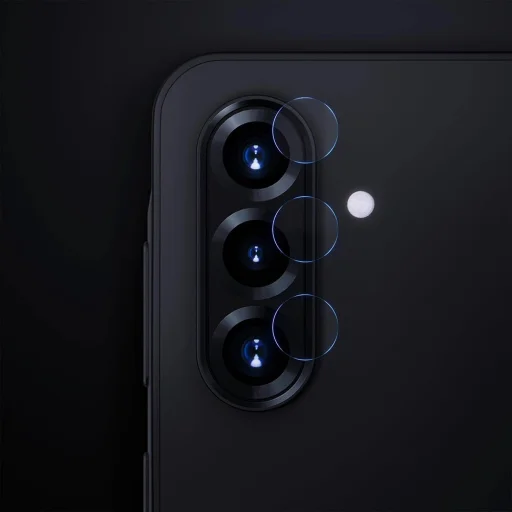  iPhone Duo 3mk Lens Protection kameralencse-védő üveg, átlátszó, 4 db - 3