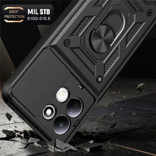  Xiaomi Redmi 17 4G / Redmi 17 5G rózsaarany Techsuit CamShield Series tok - 4