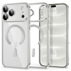  Apple iPhone 17 Pro / 18 Pro Tech-Protect MagFlex MagSafe tok, fényes ezüst
