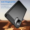 Samsung Galaxy A08 4G / A07 5G Techsuit Carbon Silicone nárazuvzdorné puzdro, čierne thumbnail