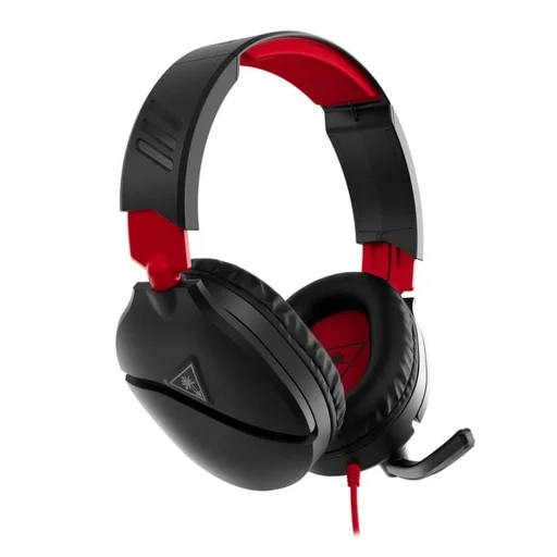 Turtle Beach Recon 70N vezetékes, mikrofonos fejhallgató, piros-fekete - 1