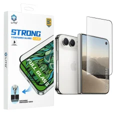 iPhone Duo Lito D+ Max Strong ochranné tvrdené sklo s čiernym rámom