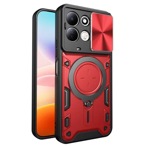  Xiaomi Redmi 17 4G / Redmi 17 5G piros Techsuit CamGuard Pro tok - 1