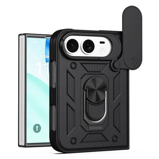  iPhone Duo Techsuit CamShield Series kameravédős tok, fekete - 1