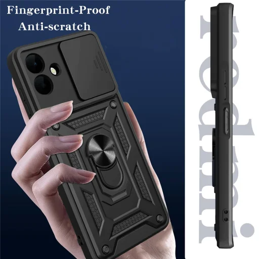 Samsung Galaxy A08 4G / A07 5G čierne puzdro Techsuit CamShield Series - 6
