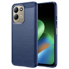  Xiaomi Redmi 17 4G / Redmi 17 5G kék Techsuit Carbon Silicone ütésálló tok