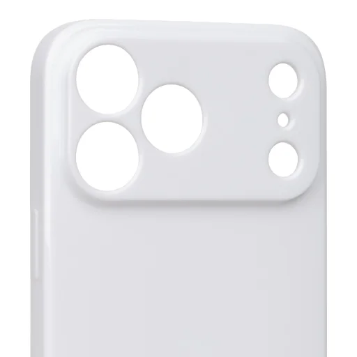 OBAL:ME Glossy tenký kryt pre Apple iPhone 17 Pro Max, biely - 6