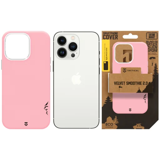 Kryt na Apple iPhone 14 Tactical MagForce Velvet Smoothie 2.0, ružový (Pink Panther) - 6