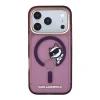 Bordové puzdro Karl Lagerfeld IML Choupette Peekaboo MagSafe pre iPhone 18 Pro thumbnail