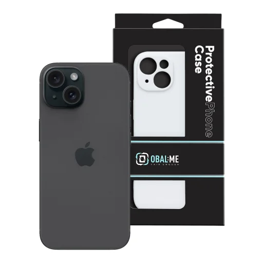 Apple iPhone 15 biely OBAL:ME Glossy puzdro - 7