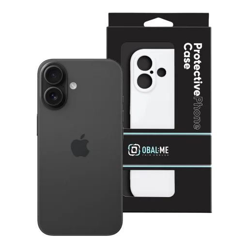  Apple iPhone 16 fehér OBAL:ME fényes tok - 7