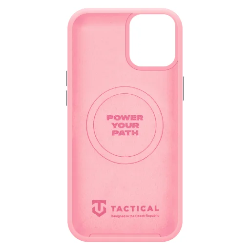  Apple iPhone 12/12 Pro tok – Tactical MagForce Velvet Smoothie 2.0, rózsaszín párduc mintával - 2