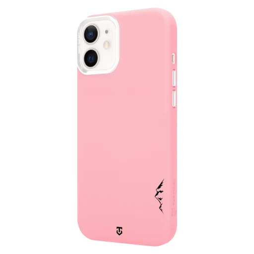  Apple iPhone 12/12 Pro tok – Tactical MagForce Velvet Smoothie 2.0, rózsaszín párduc mintával - 4