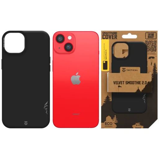  Apple iPhone 14 aszfaltszürke Tactical MagForce Velvet Smoothie 2.0 szilikon tok - 6
