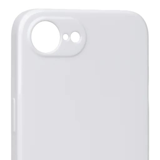 Apple iPhone 16e/17e OBAL:ME lesklé biele puzdro - 6