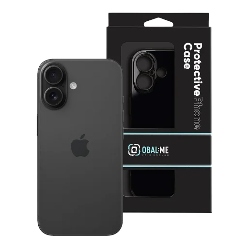 Apple iPhone 16 čierne lesklé puzdro OBAL:ME Glossy - 7