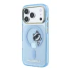 iPhone 18 Pro Max Karl Lagerfeld IML Choupette Peekaboo MagSafe zadný kryt, modrý thumbnail