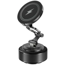 Beline Vacuum Charging Holder magnetický držiak na telefón do auta s 15 W bezdrôtovým nabíjaním, čierny
