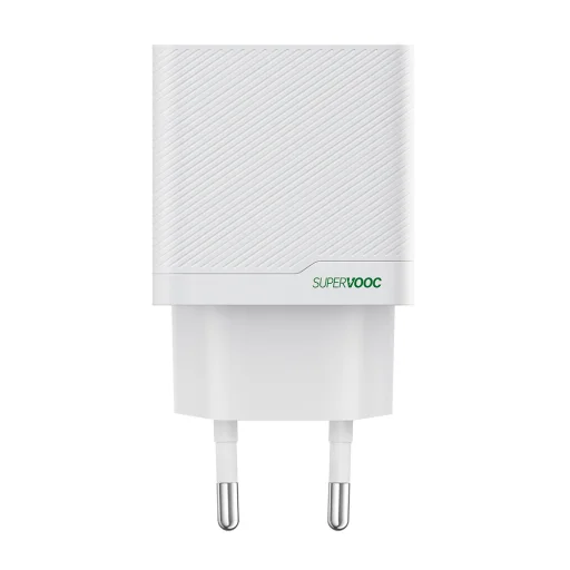 Oppo OSAB4CB4AE 45 W USB-A a USB-C sieťová nabíjačka, biela - 2