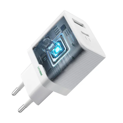 Oppo OSAB4CB4AE 45 W USB-A a USB-C sieťová nabíjačka, biela - 4
