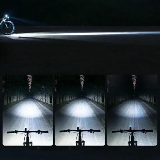 Rockbros RHL400 predné svetlo na bicykel, 400 lm, USB-C, čierne - 5