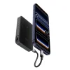 Cuktech WPB100 10000 mAh Qi2 magnetická externá batéria, 30 W, so stojanom, čierna powerbanka thumbnail