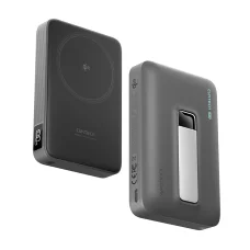 Cuktech WPB100 10000 mAh Qi2 magnetická externá batéria, 30 W, so stojanom, čierna powerbanka