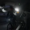 Rockbros SKL01 predné svetlo na bicykel s elektronickým zvončekom, 450 lm, čierne. thumbnail