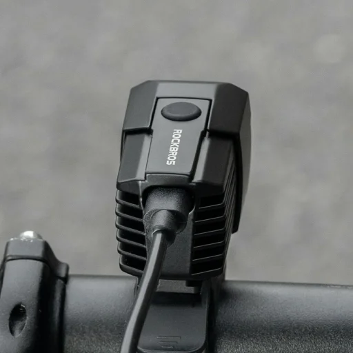 Rockbros RHL1600 predné svetlo na bicykel s externým napájaním, 1600 lm, čierne - 3