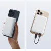 Cuktech WPB100N magnetická externá batéria so stojanom, 10000 mAh, 20 W, biela powerbanka thumbnail