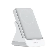 Cuktech WPB100N magnetická externá batéria so stojanom, 10000 mAh, 20 W, biela powerbanka