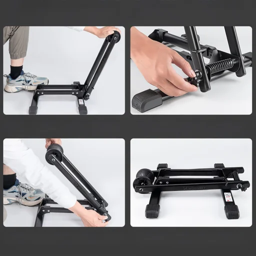 Wozinsky WSR-03 skladací stojan na bicykel pre 20 – 27,5-palcové kolesá, čierny - 7