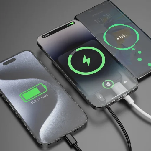 Dudao K14S+ 10000 mAh magnetická externá batéria, 22,5 W, kompatibilná s MagSafe, so stojanom, čierna powerbanka - 5
