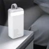 Wozinsky W8-W 30000 mAh externá batéria, 30 W, 2 konektory USB-A a USB-C, svietidlo, biely powerbank thumbnail