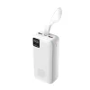 Wozinsky W8-W 30000 mAh externá batéria, 30 W, 2 konektory USB-A a USB-C, svietidlo, biely powerbank thumbnail