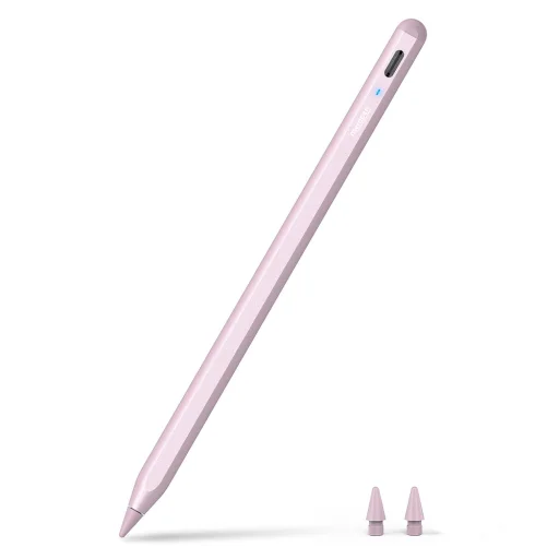 Aktívne dotykové pero Metapen A8 V4 pre iPad, USB-C, ružové - 1