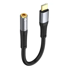 Orico AXC-02 redukčný kábel USB-C na 3,5 mm jack, 20 cm, čierny