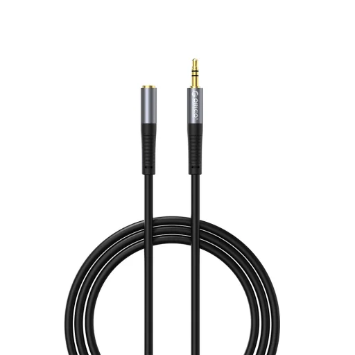 Orico AXF predlžovací audio kábel 3,5 mm jack, samec – samica, 1,5 m, čierny - 1