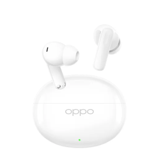 Bezdrôtové slúchadlá Oppo Enco Air5 s aktívnym potlačením hluku, biele - 5