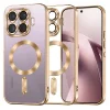 Xiaomi 17T zlaté Techsuit Luxury Crystal MagSafe priehľadné puzdro thumbnail