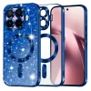 Xiaomi 17T tmavomodrý Techsuit Luxury Glitter MagSafe obal thumbnail