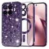 Xiaomi 17T tmavofialové puzdro Techsuit Luxury Glitter MagSafe thumbnail