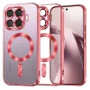 Xiaomi 17T priehľadné puzdro – Techsuit Luxury Crystal MagSafe, červené thumbnail