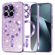 Xiaomi 17T Pro svetlofialové puzdro Techsuit Luxury Glitter MagSafe